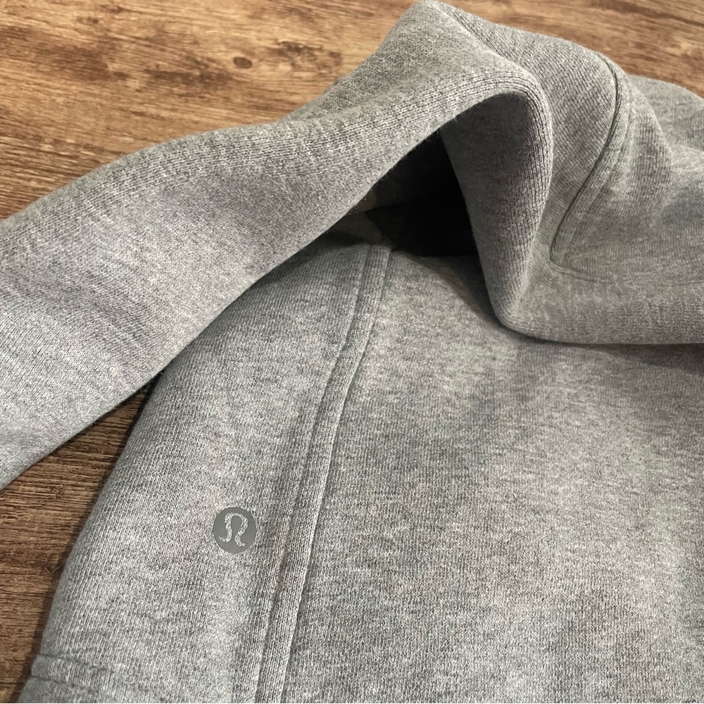 Lululemon Heathered Gray Full Zip Up Sweater - Picture 4 of 4